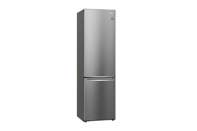 LG 2.03M 384L Kombinerad kyl/frys(Shiny Steel) - Energiklass D, Door Cooling™, GBB72PZEGN