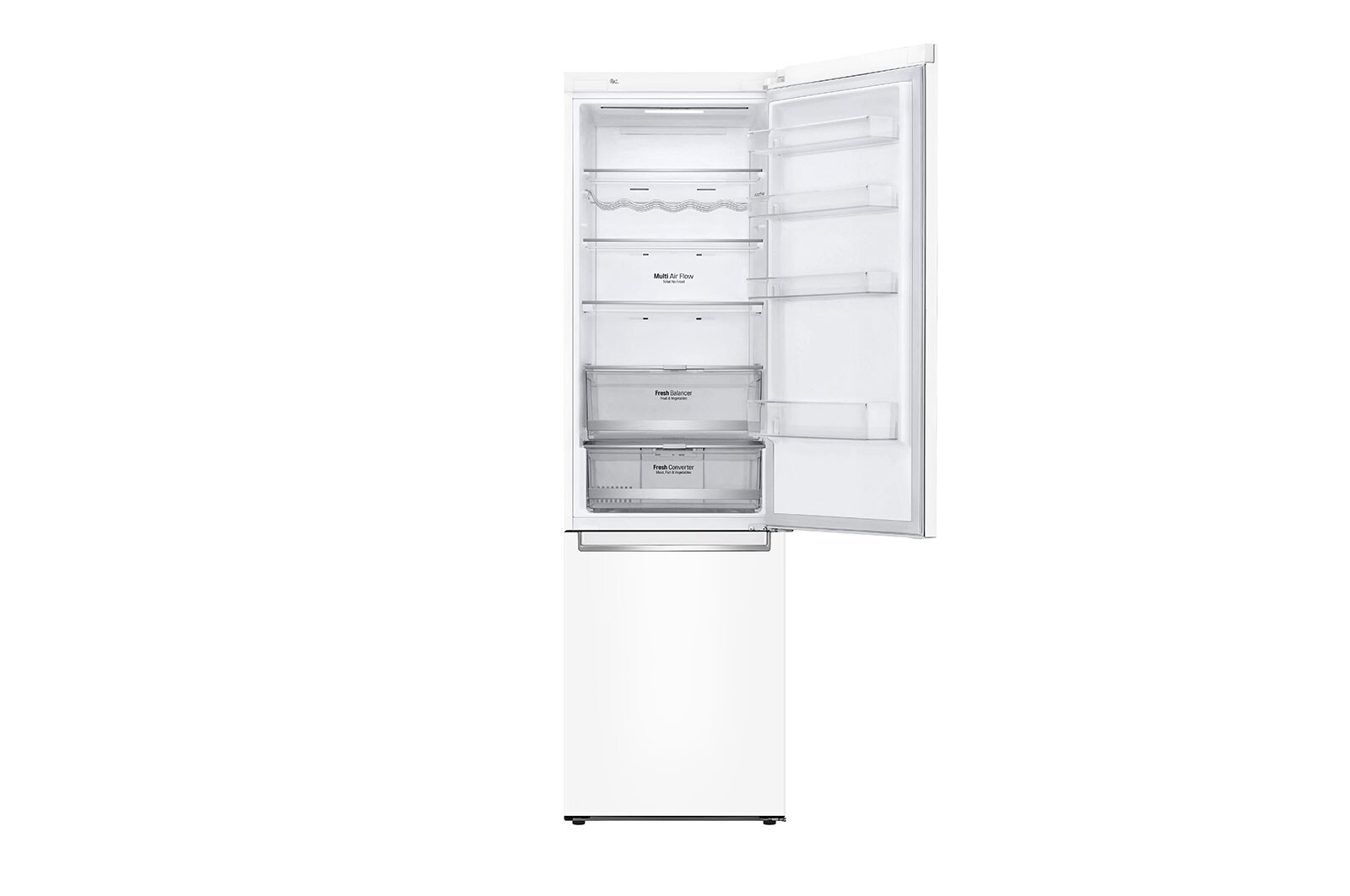 LG 2.03M 384L Kombinerad kyl/frys(Vit) - Energiklass E, Door Cooling™ och Smart Diagnosis™ med Wi-Fi, GBB72SWDZN