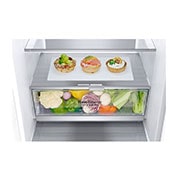 LG 2.03M 384L Kombinerad kyl/frys(Vit) - Energiklass D, Door Cooling™ och Smart Diagnosis™ med Wi-Fi, GBB72SWUGN