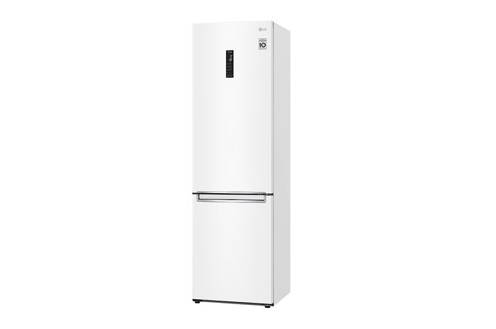 LG 2.03M 384L Kombinerad kyl/frys(Vit) - Energiklass D, Door Cooling™ och Smart Diagnosis™ med Wi-Fi, GBB72SWUGN