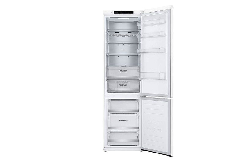 LG 2.03M 384L Kombinerad kyl/frys(Vit) - Energiklass D, Door Cooling™, GBB72SWVFN
