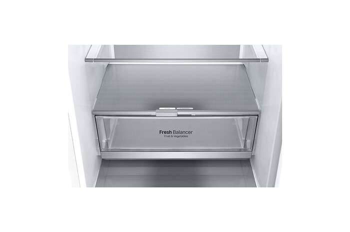 LG 2.03M 384L Kombinerad kyl/frys(Vit) - Energiklass D, Door Cooling™, GBB72SWVGN