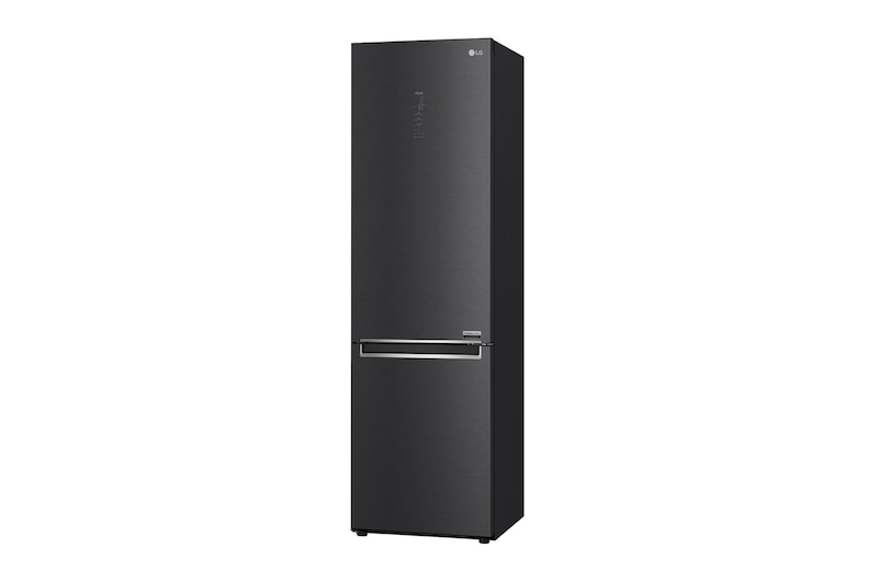 LG 2.03M 384L Kombinerad kyl/frys(Matte Black) - Energiklass B, Door Cooling™ och Smart Diagnosis™ med Wi-Fi, GBB92MCABP