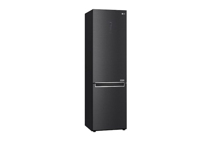 LG 2.03M 384L Kombinerad kyl/frys(Matte Black) - Energiklass B, Door Cooling™ och Smart Diagnosis™ med Wi-Fi, GBB92MCABP
