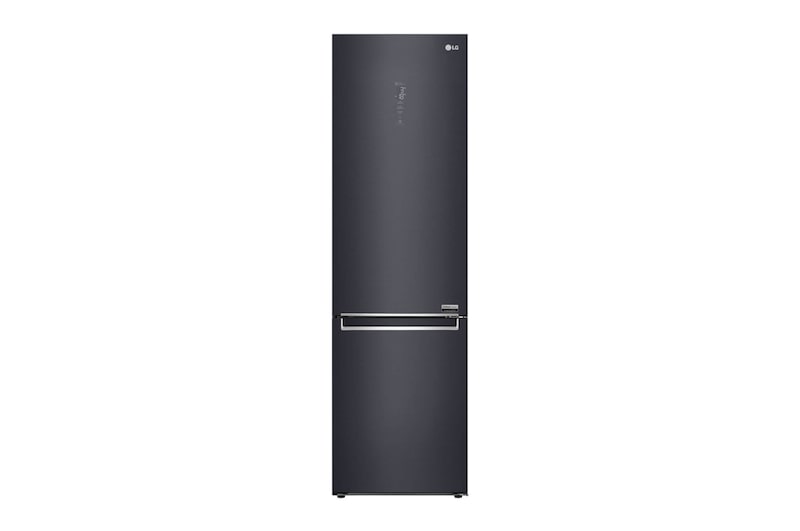 LG 2.03M 384L Kombinerad kyl/frys(Matte Black) - Energiklass D, Door Cooling™ och Smart Diagnosis™ med Wi-Fi, GBB92MCAXP