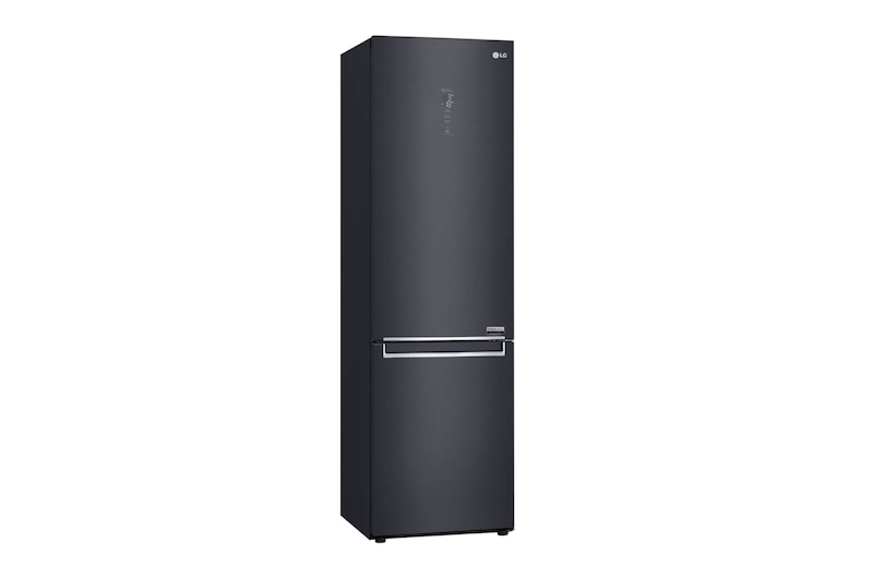 LG 2.03M 384L Kombinerad kyl/frys(Matte Black) - Energiklass D, Door Cooling™ och Smart Diagnosis™ med Wi-Fi, GBB92MCAXP