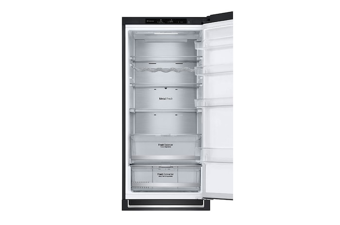 LG 2.03M 384L Kombinerad kyl/frys(Matte Black) - Energiklass A, GBB92MCB2P