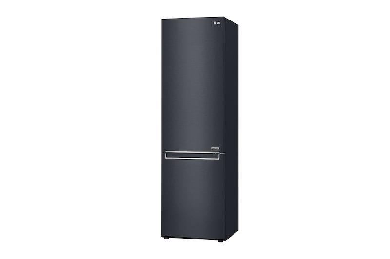LG 2.03M 384L Kombinerad kyl/frys(Matte Black) - Energiklass A, Door Cooling™ och Smart Diagnosis™ , GBB92MCBAP
