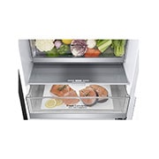 LG 2.03M 384L Kombinerad kyl/frys(Matte Black) - Energiklass A, Door Cooling™ och Smart Diagnosis™ , GBB92MCBAP