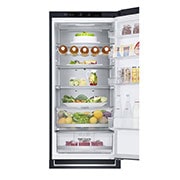 LG 2.03M 384L Kombinerad kyl/frys(Matte Black) - Energiklass A, Door Cooling™ och Smart Diagnosis™ , GBB92MCBAP