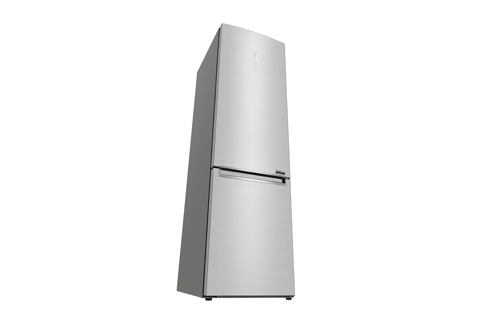 LG 2.03M 384L Kombinerad kyl/frys(Noble Steel) - Energiklass D, Door Cooling™ och Smart Diagnosis™ med Wi-Fi, GBB92STAXP