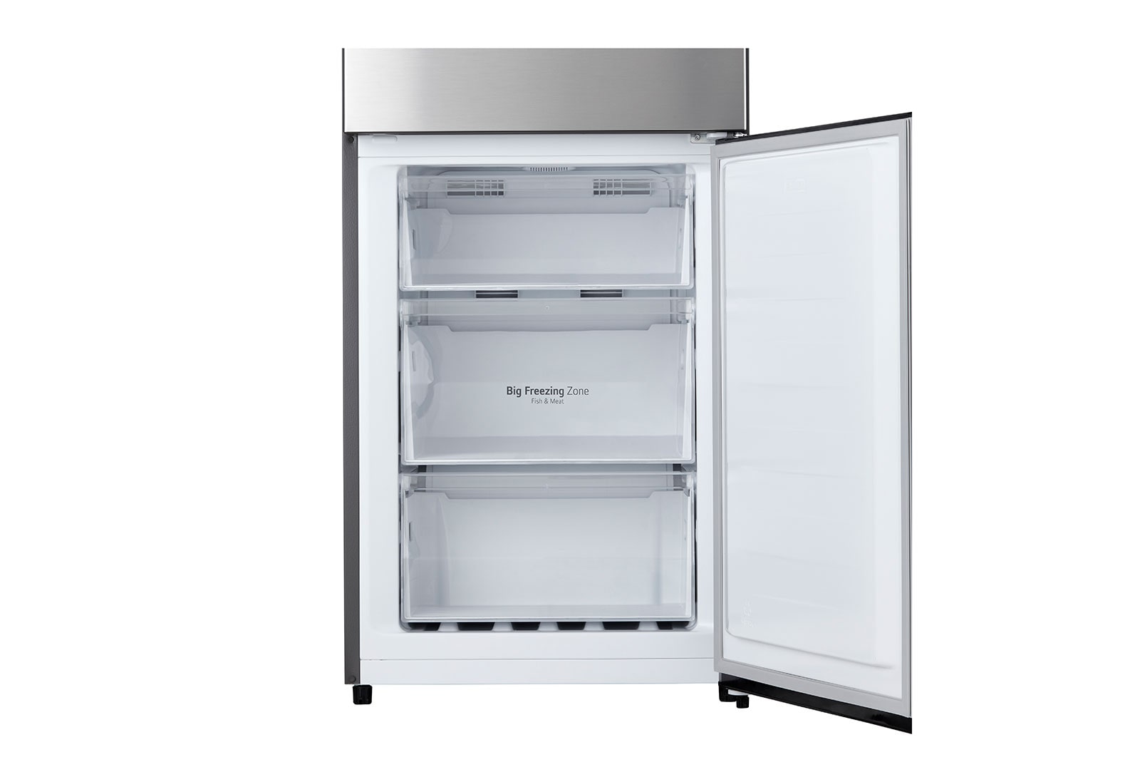 LG 1.86M 304L Kombinerad kyl/frys(Silver) - Energiklass D, Zero Clearance, Total No Frost, GBM21HSADH