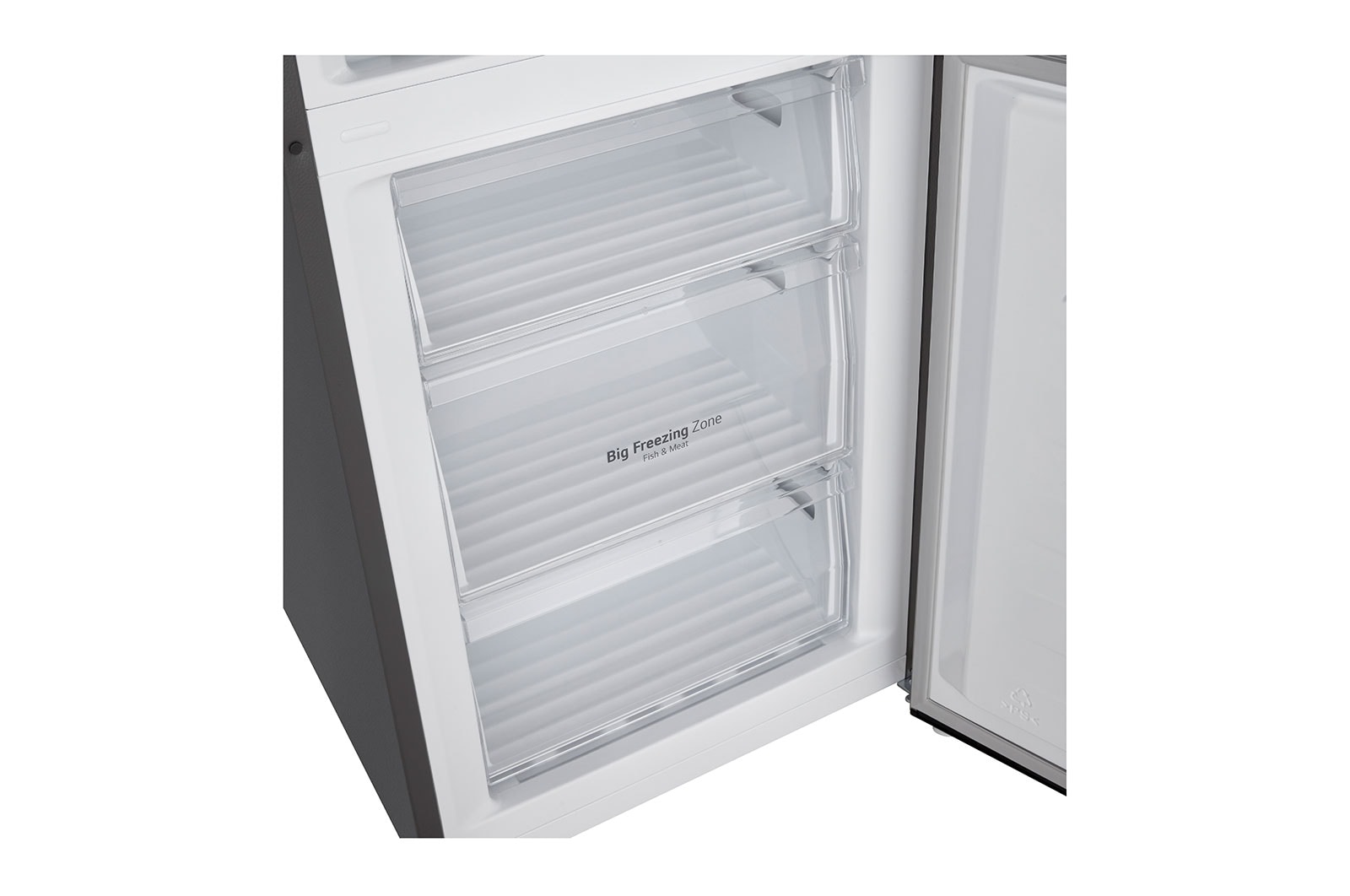 LG 1.86M 304L Kombinerad kyl/frys(Silver) - Energiklass D, Zero Clearance, Total No Frost, GBM21HSADH