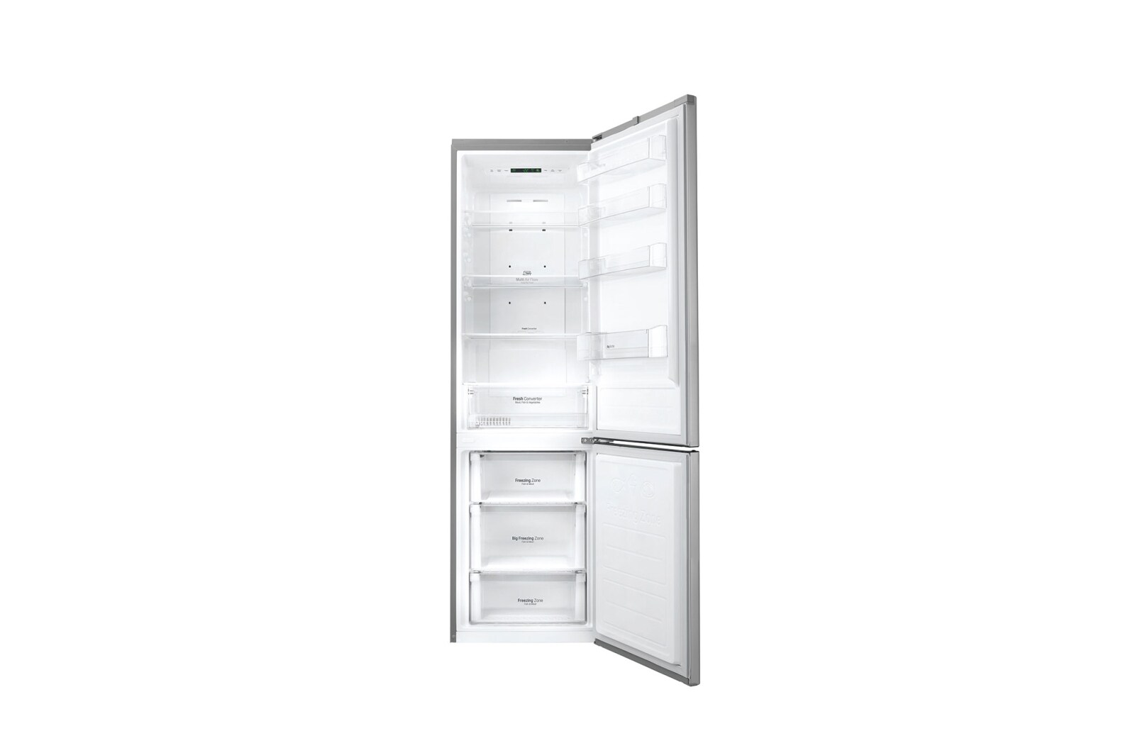 LG Ny  kombinerad Kyl/Frys med Total No Frost, 201cm (nettovolym 343 liter), GBP20DSCFS