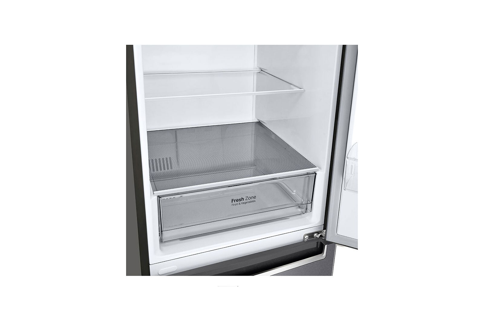 LG 2.03M 384L Kombinerad kyl/frys(Dark Silver) - Energiklass E, Door Cooling™, GBP32DSKZN