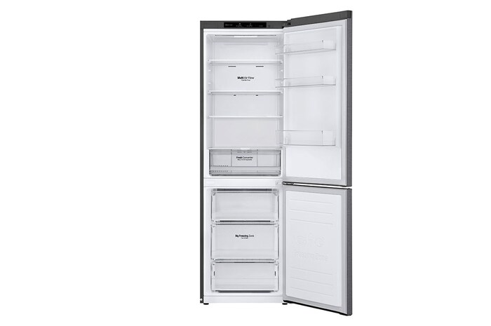 LG GBP61DSPGN 1.86M 341L Kombinerad kyl/frys(Dark Silver) - Energiklass D, Door Cooling™och Smart Diagnosis™, GBP61DSPGN