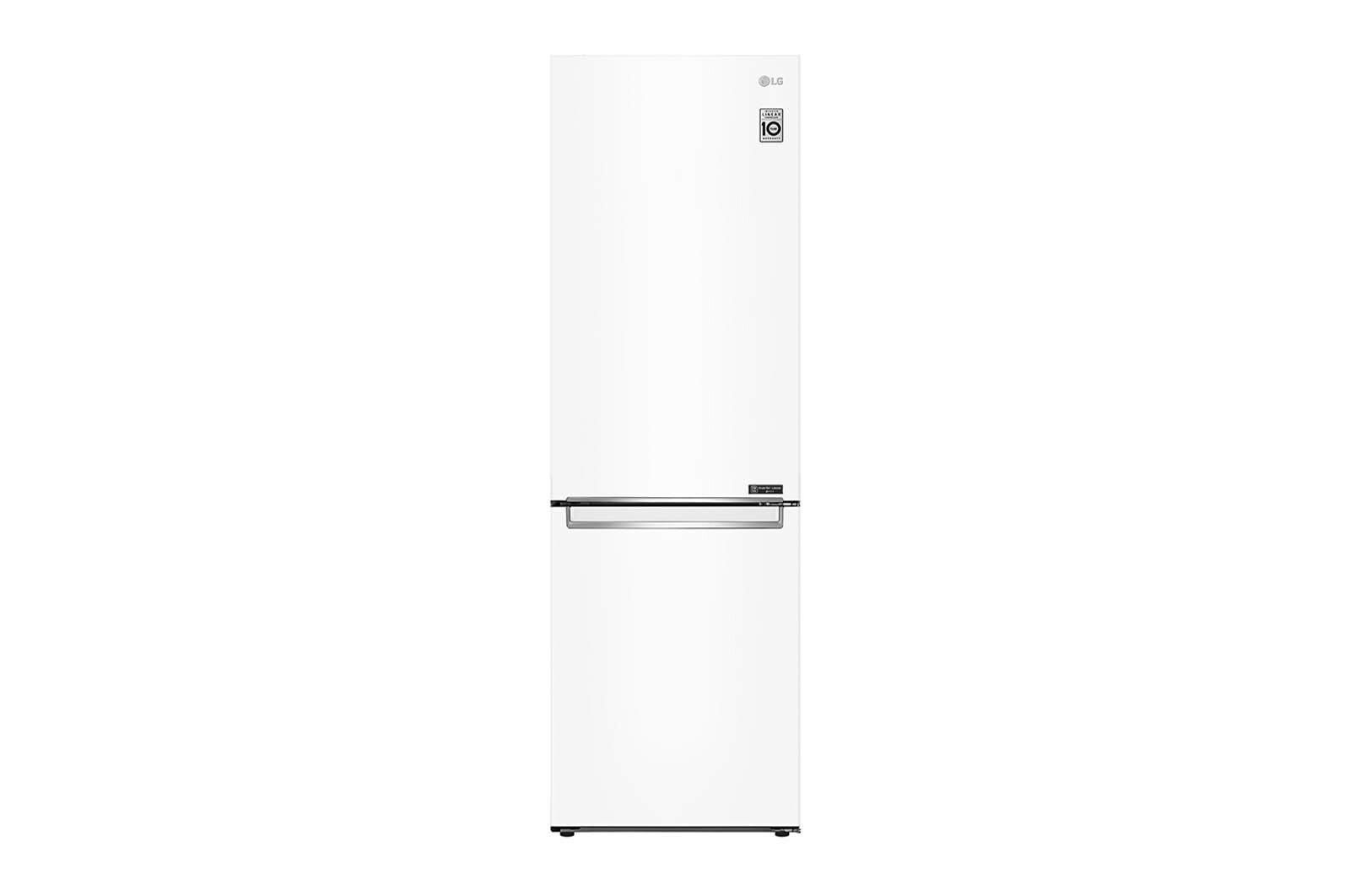 Vy framifrån av 1.86M 341L Kombinerad kyl/frys(Vit) - Energiklass D, Door Cooling™ GBP61SWPFN