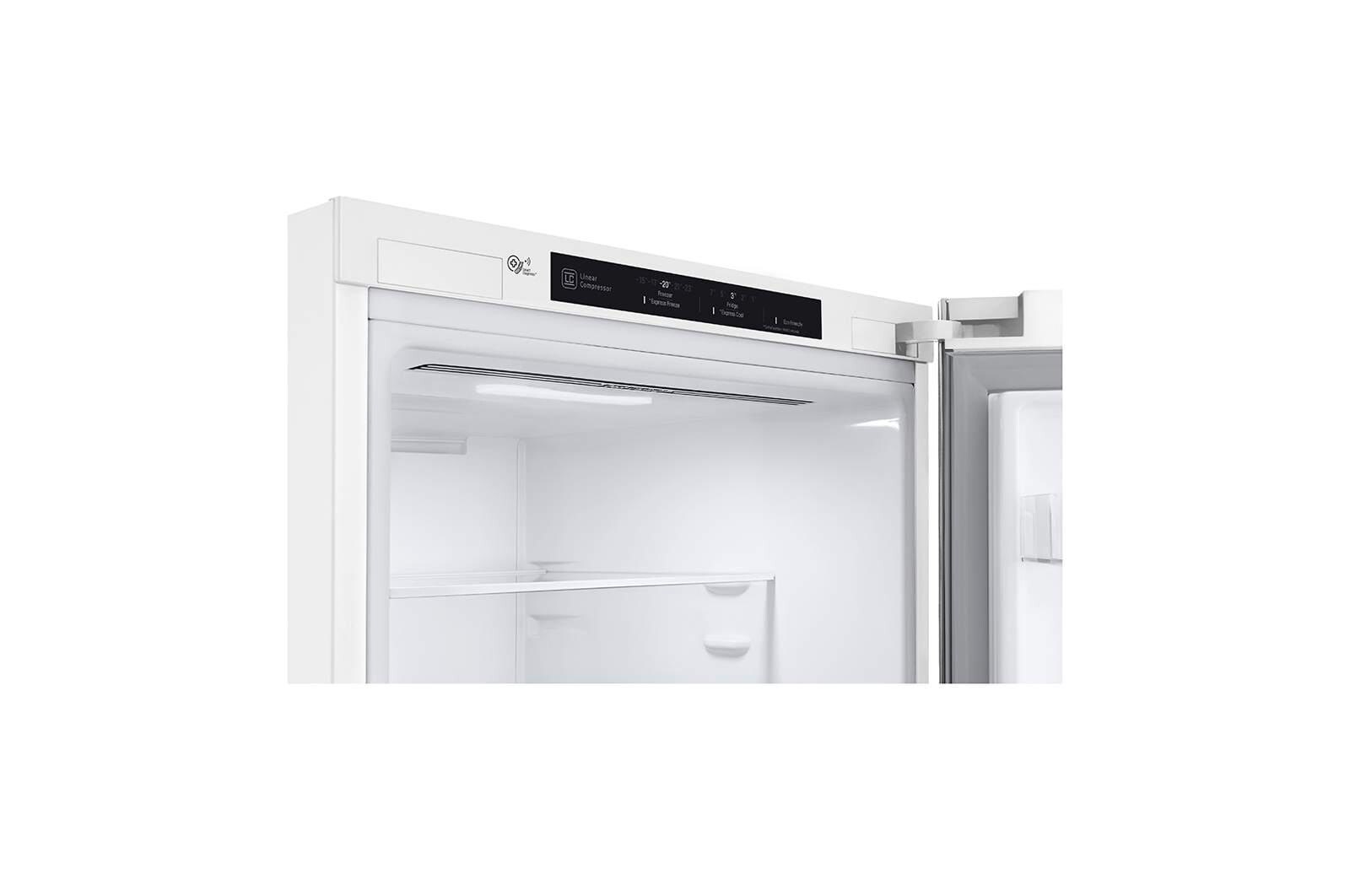 LG 1.86M 341L Kombinerad kyl/frys(Vit) - Energiklass D, Door Cooling™, GBP61SWPFN
