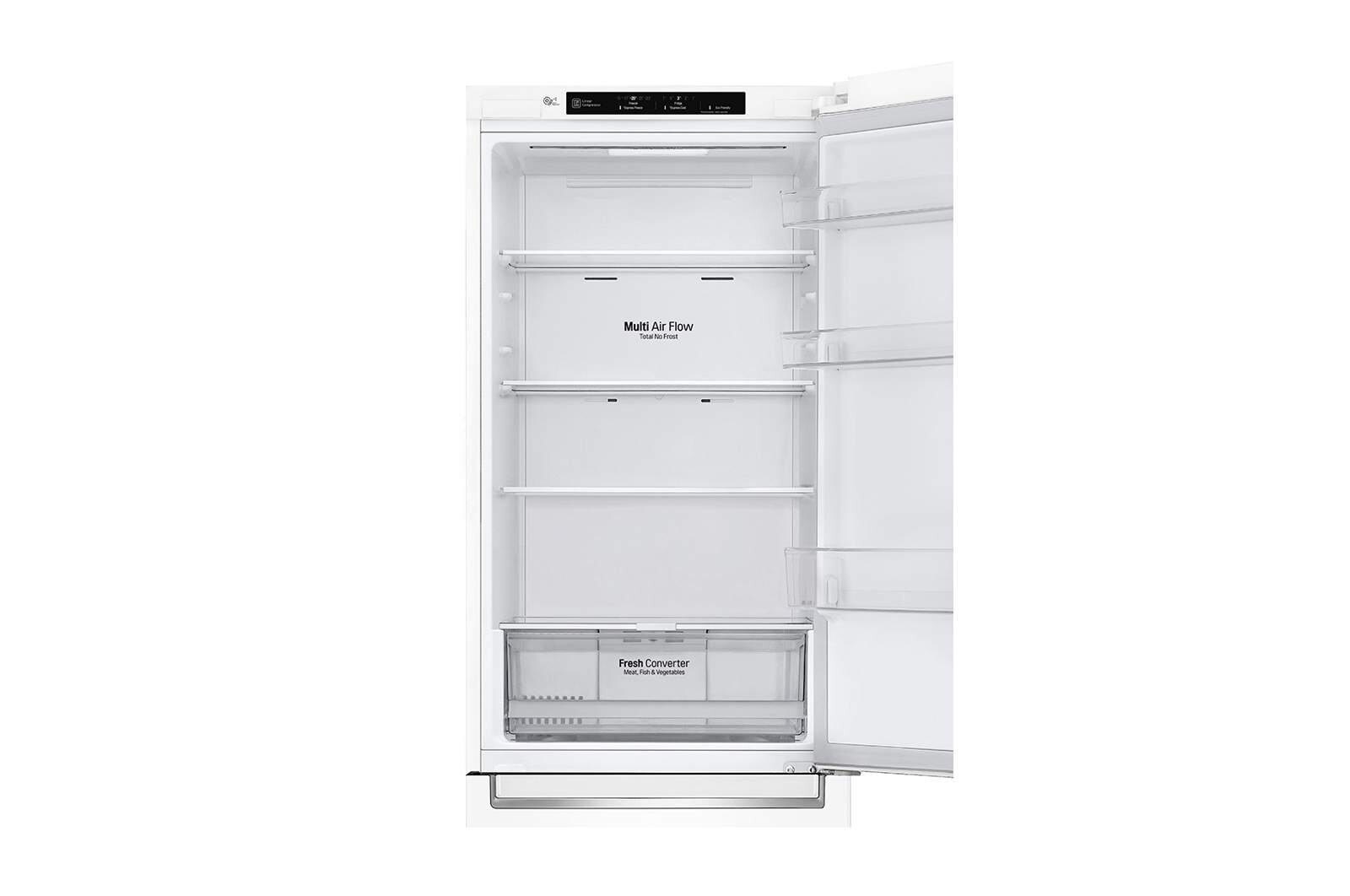 LG 1.86M 341L Kombinerad kyl/frys(Vit) - Energiklass D, Door Cooling™, GBP61SWPFN