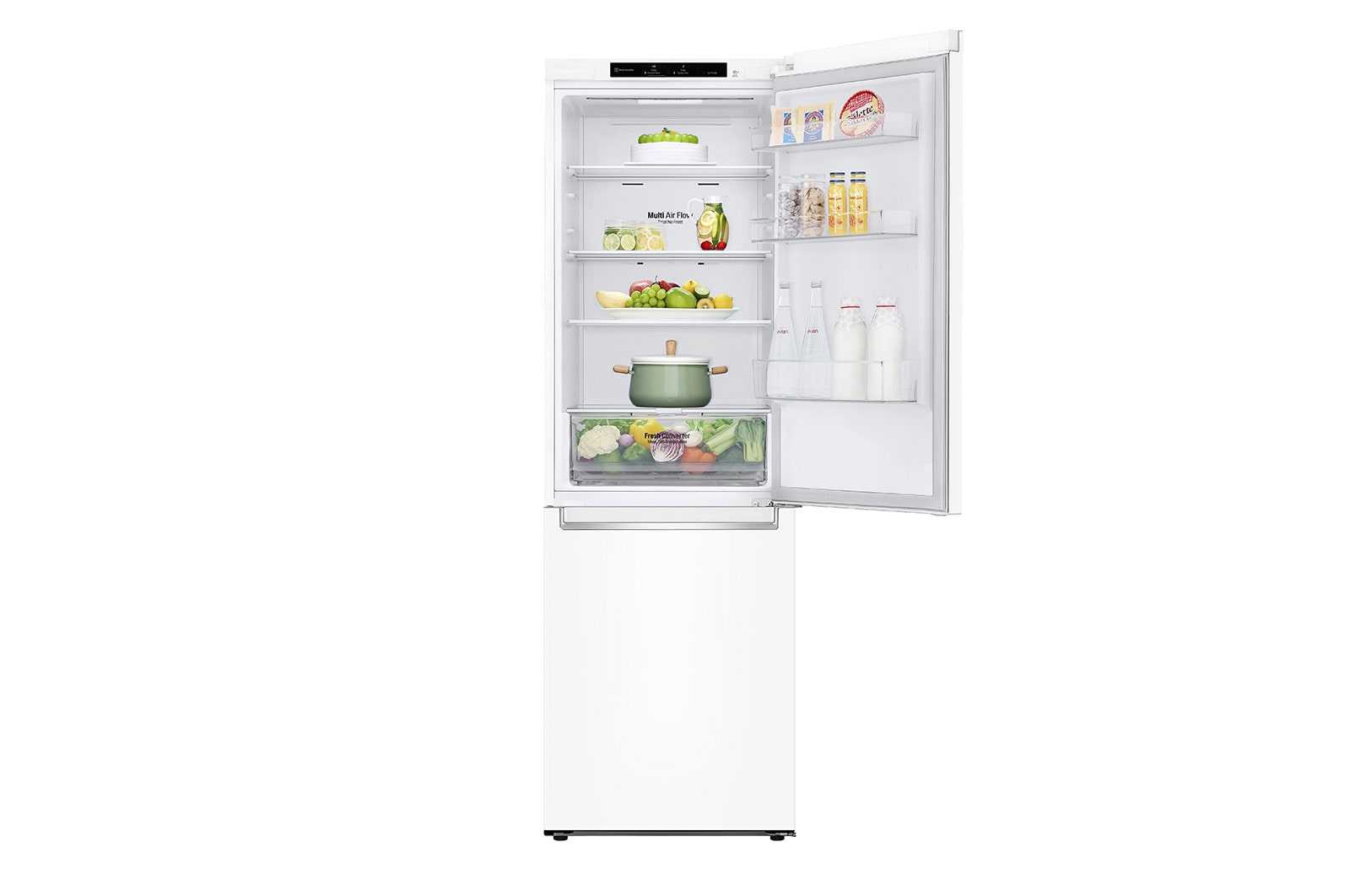 LG GBP61SWPGN 1.86M 341L Kombinerad kyl/frys(Vit) - Energiklass D, Door Cooling™och Smart Diagnosis™, GBP61SWPGN