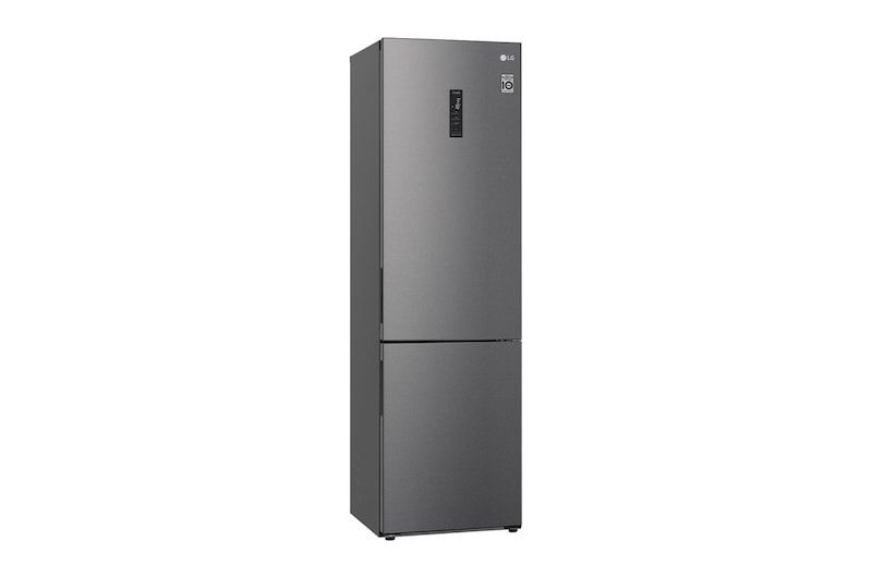 LG 2.03M 384L Kombinerad kyl/frys(Dark Silver) - Energiklass C, Door Cooling™och Smart Diagnosis™ med Wi-Fi, GBP62DSXCC1