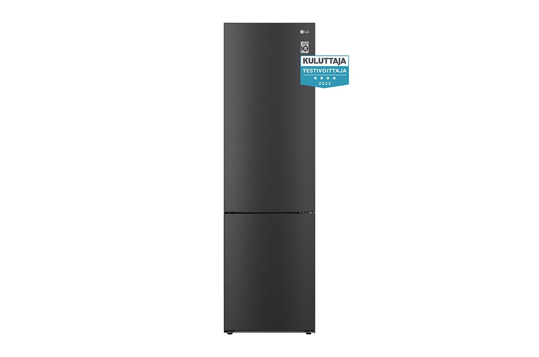 LG 2.03M 384L Kombinerad kyl/frys(Matte Black) - Energiklass A, GBP62MCNAC
