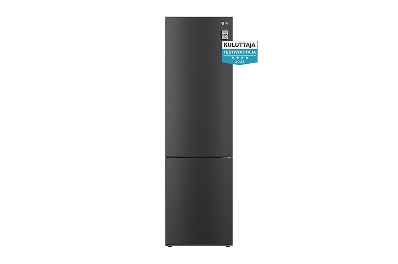 Vy framifrån av 2.03M 384L Kombinerad kyl/frys(Matte Black) - Energiklass A GBP62MCNAC