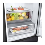 LG 2.03M 384L Kombinerad kyl/frys(Matte Black) - Energiklass A, GBP62MCNAC