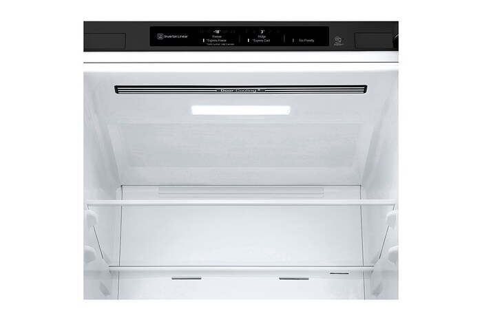 LG 2.03M 384L Kombinerad kyl/frys(Matte Black Stainless Steel) - Energiklass B, Nature Fresh, Door Cooling+™ och Smart Diagnosis™, GBP62MCNBC