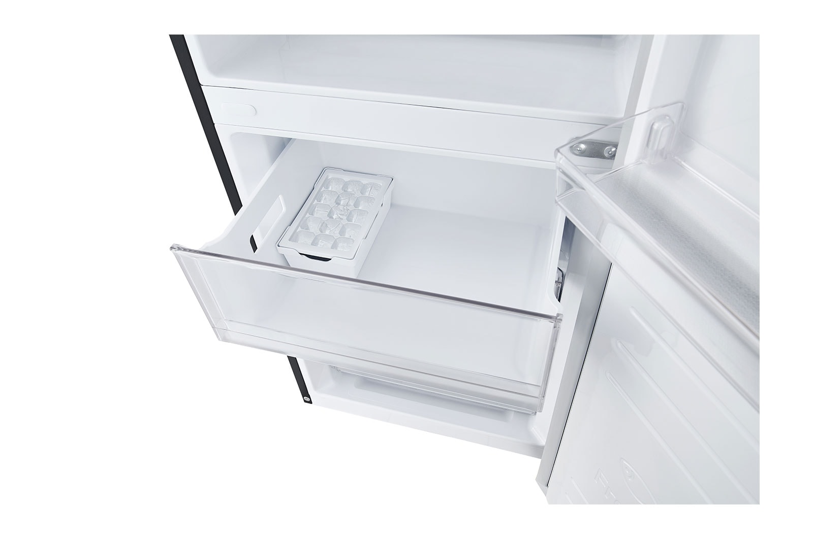 LG 2.03M 384L Kombinerad kyl/frys(Matte Black Stainless Steel) - Energiklass B, Nature Fresh, Door Cooling+™ och Smart Diagnosis™, GBP62MCNBC