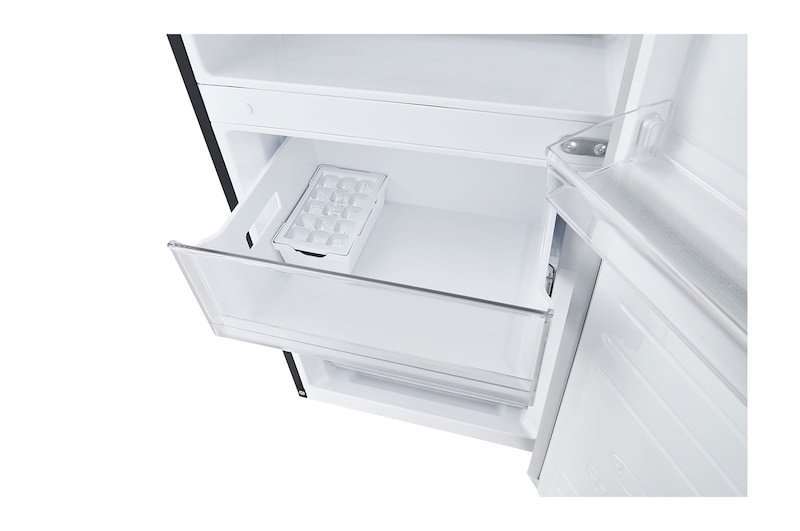 LG 2.03M 384L Kombinerad kyl/frys(Matte Black Stainless Steel) - Energiklass B, Nature Fresh, Door Cooling+™ och Smart Diagnosis™, GBP62MCNBC
