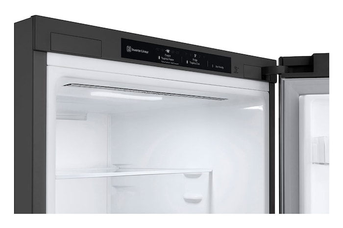LG 2.03M 384L Kombinerad kyl/frys(Shiny Steel) - Energiklass B, Nature Fresh, Door Cooling+™ och Smart Diagnosis™, GBP62PZNBC