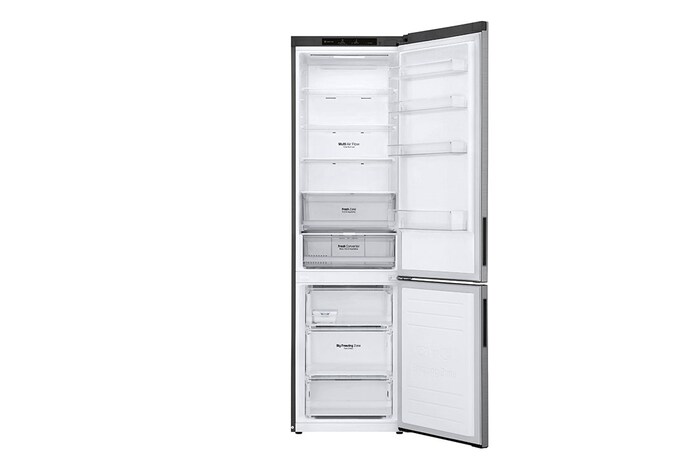 LG GBP62SWNGN 2.03M 384L Kombinerad kyl/frys(Dark Silver) - EnergiklassD, Door Cooling™och Smart Diagnosis™, GBP62DSNGN