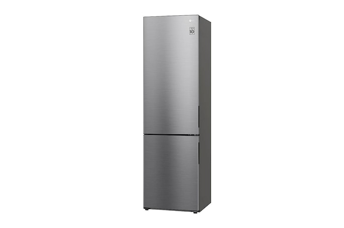 LG 2.03M 384L Kombinerad kyl/frys(Shiny Steel) - Energiklass B, Nature Fresh, Door Cooling+™ och Smart Diagnosis™, GBP62PZNBC