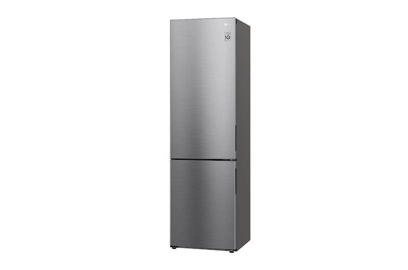 LG 2.03M 384L Kombinerad kyl/frys(Shiny Steel) - Energiklass B, Nature Fresh, Door Cooling+™ och Smart Diagnosis™, GBP62PZNBC