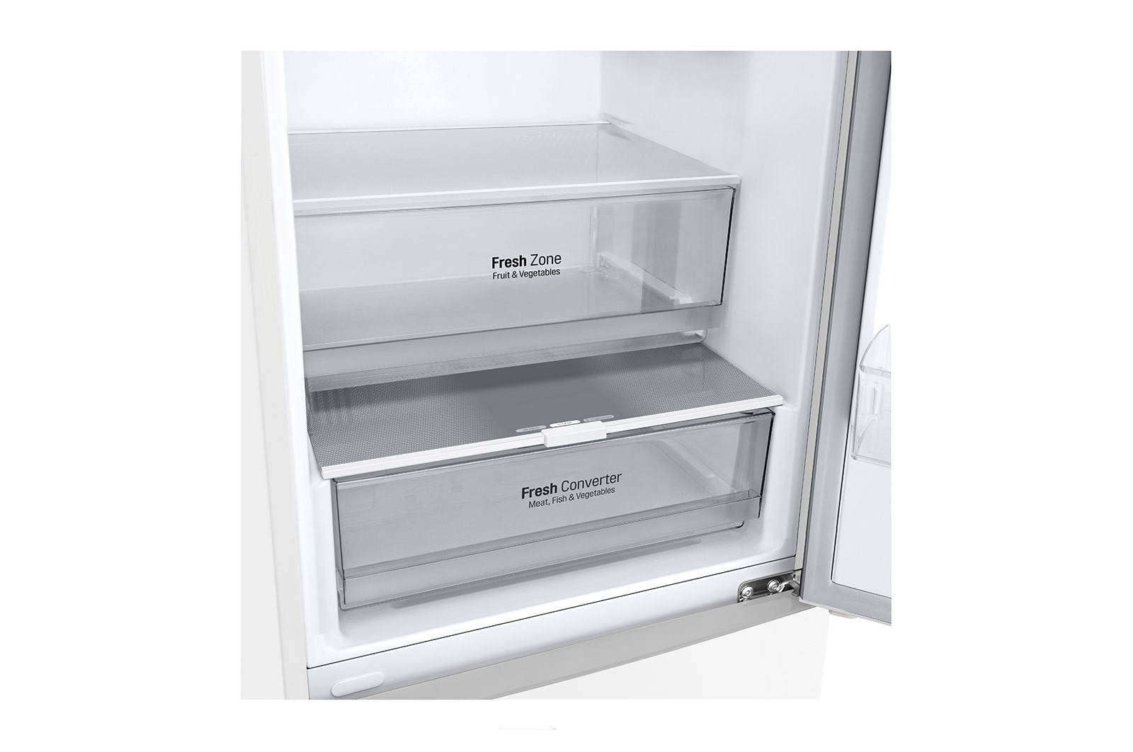 LG 2.03M 384L Kombinerad kyl/frys(White) - Energiklass A, GBP62SWNAC