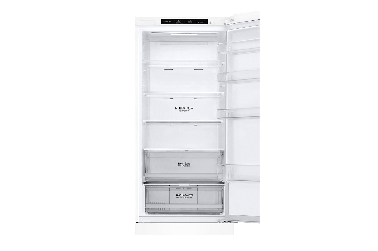 LG GBP62SWNGN 2.03M 384L Kombinerad kyl/frys(Vit) - EnergiklassD, Door Cooling™och Smart Diagnosis™, GBP62SWNGN
