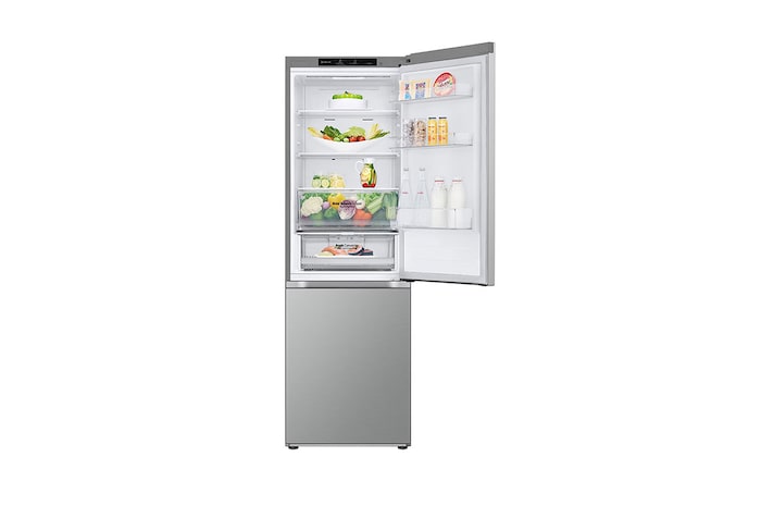 LG 1.86M 344L Kombinerad kyl/frys(Prime Silver) - Energiklass D, GBV3100DPY