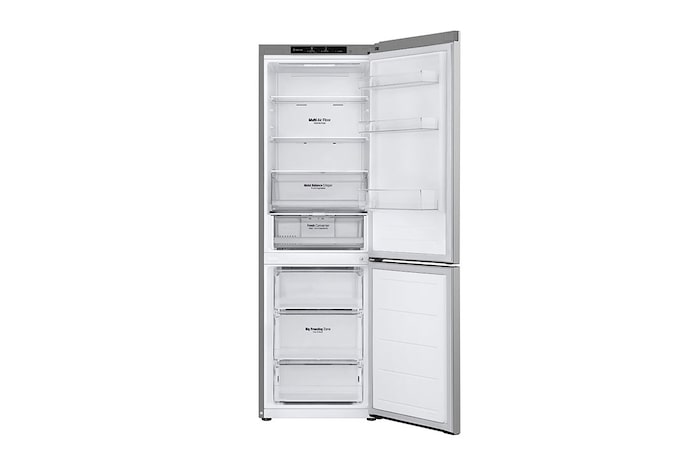 LG 1.86M 344L Kombinerad kyl/frys(Prime Silver) - Energiklass D, GBV3100DPY