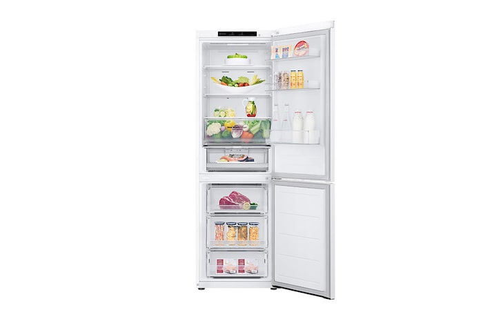 LG 1.86M 344L Kombinerad kyl/frys(Vit) - Energiklass D, GBV3100DSW