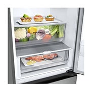 LG 2.03M 387L Kombinerad kyl/frys(Prime Silver) - Energiklass D, GBV3200DPY