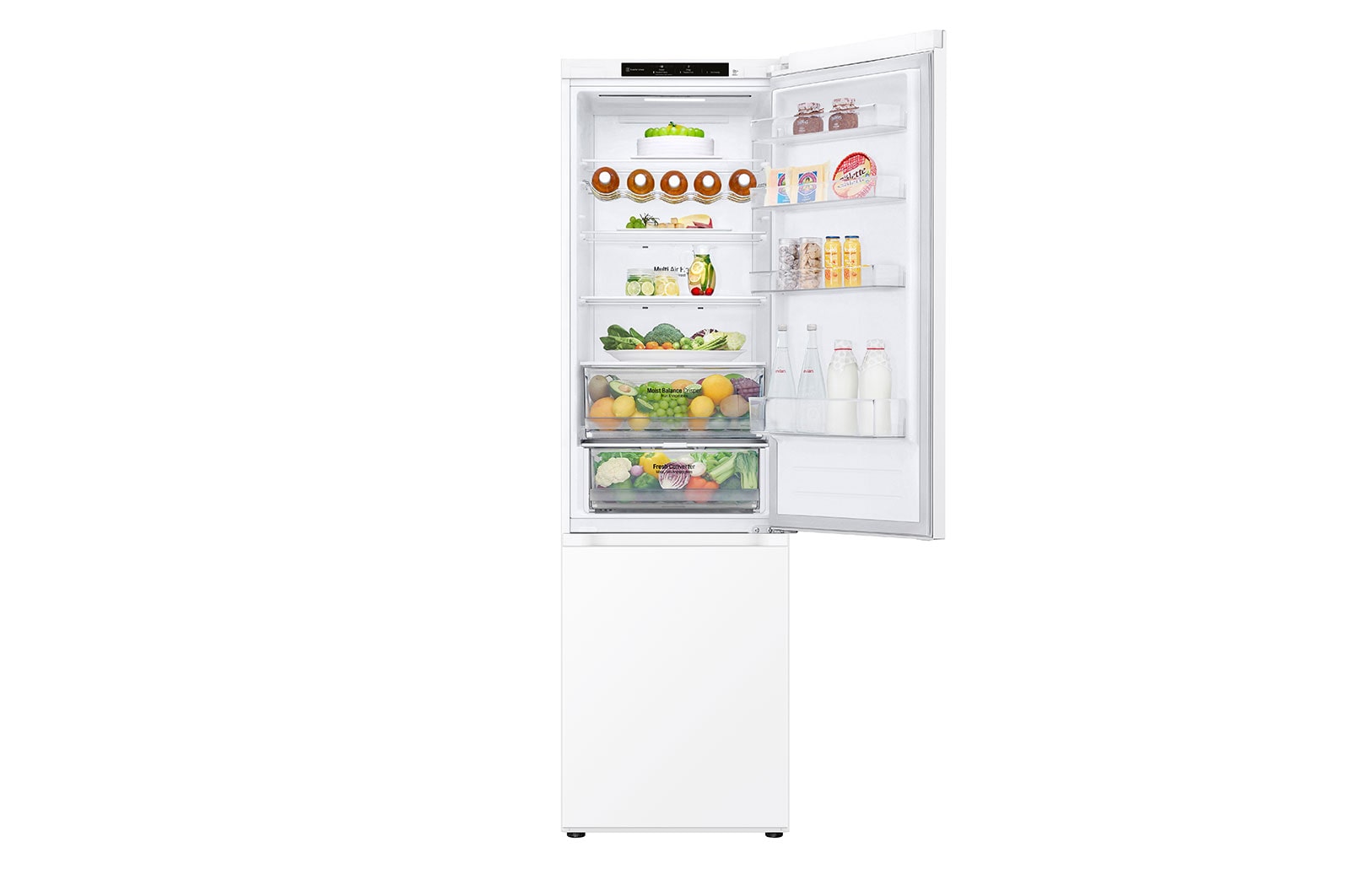 LG 2.03M 387L Kombinerad kyl/frys(White) - Energiklass D, GBV3200DSW