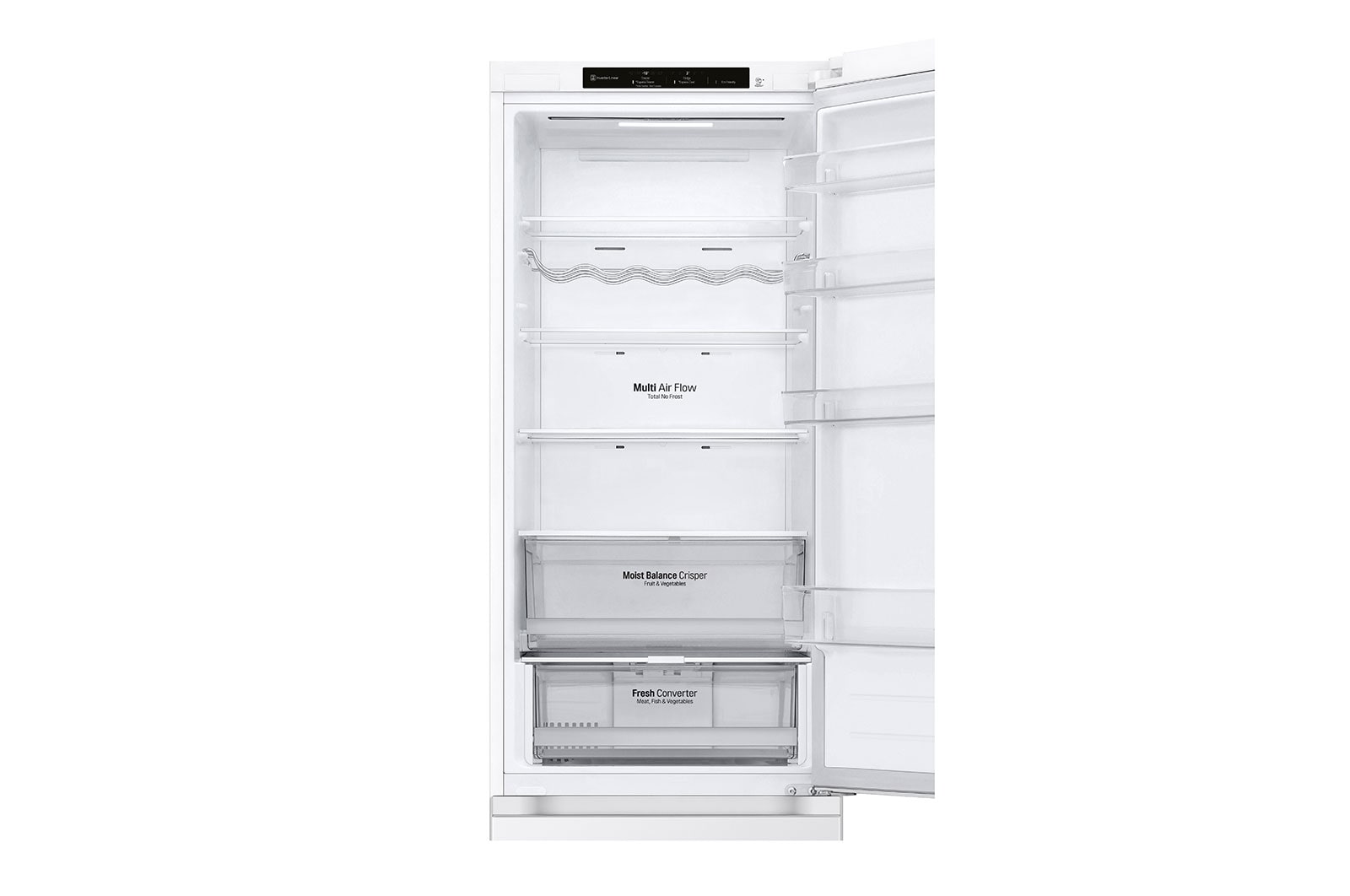 LG 2.03M 387L Kombinerad kyl/frys(White) - Energiklass D, GBV3200DSW