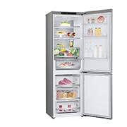 LG 1.86M 344L Kombinerad kyl/frys(Prime Silver) - Energiklass D, GBV5140DPY