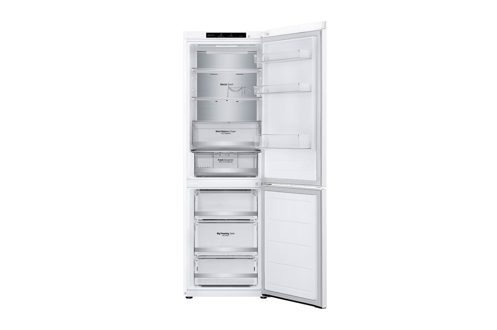 LG 1.86M 344L Kombinerad kyl/frys(White) - Energiklass D, GBV5140DSW