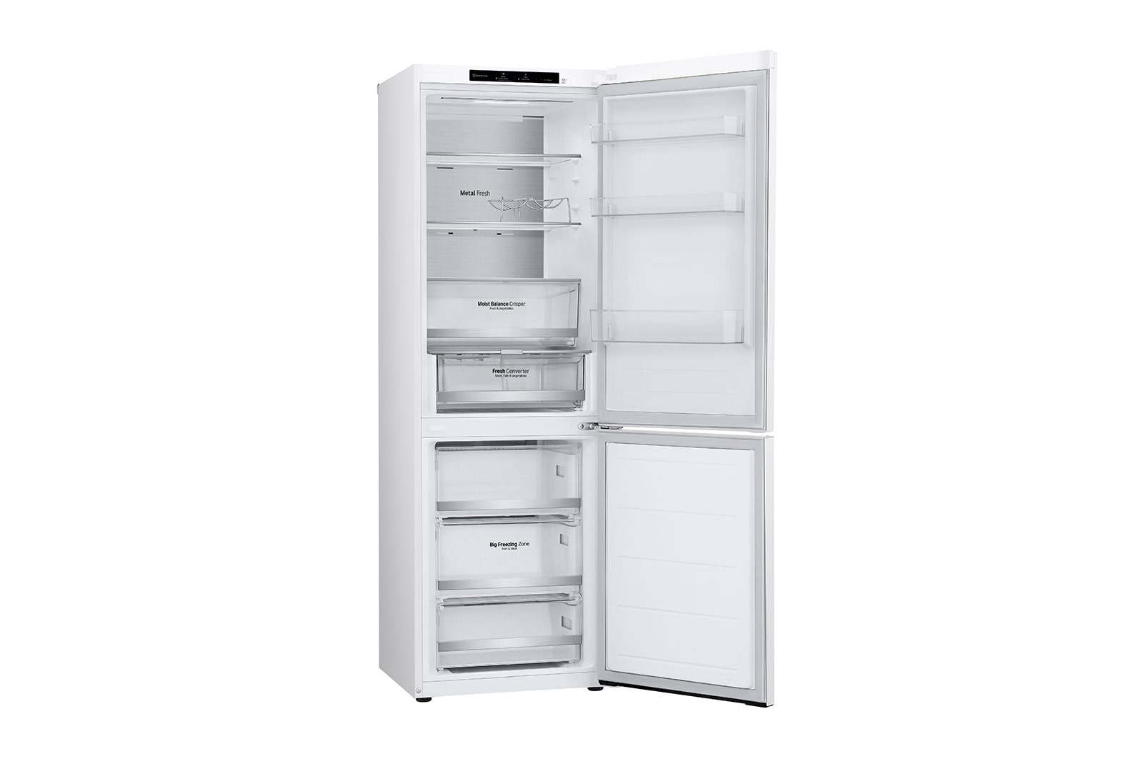 LG 1.86M 344L Kombinerad kyl/frys(White) - Energiklass D, GBV5140DSW