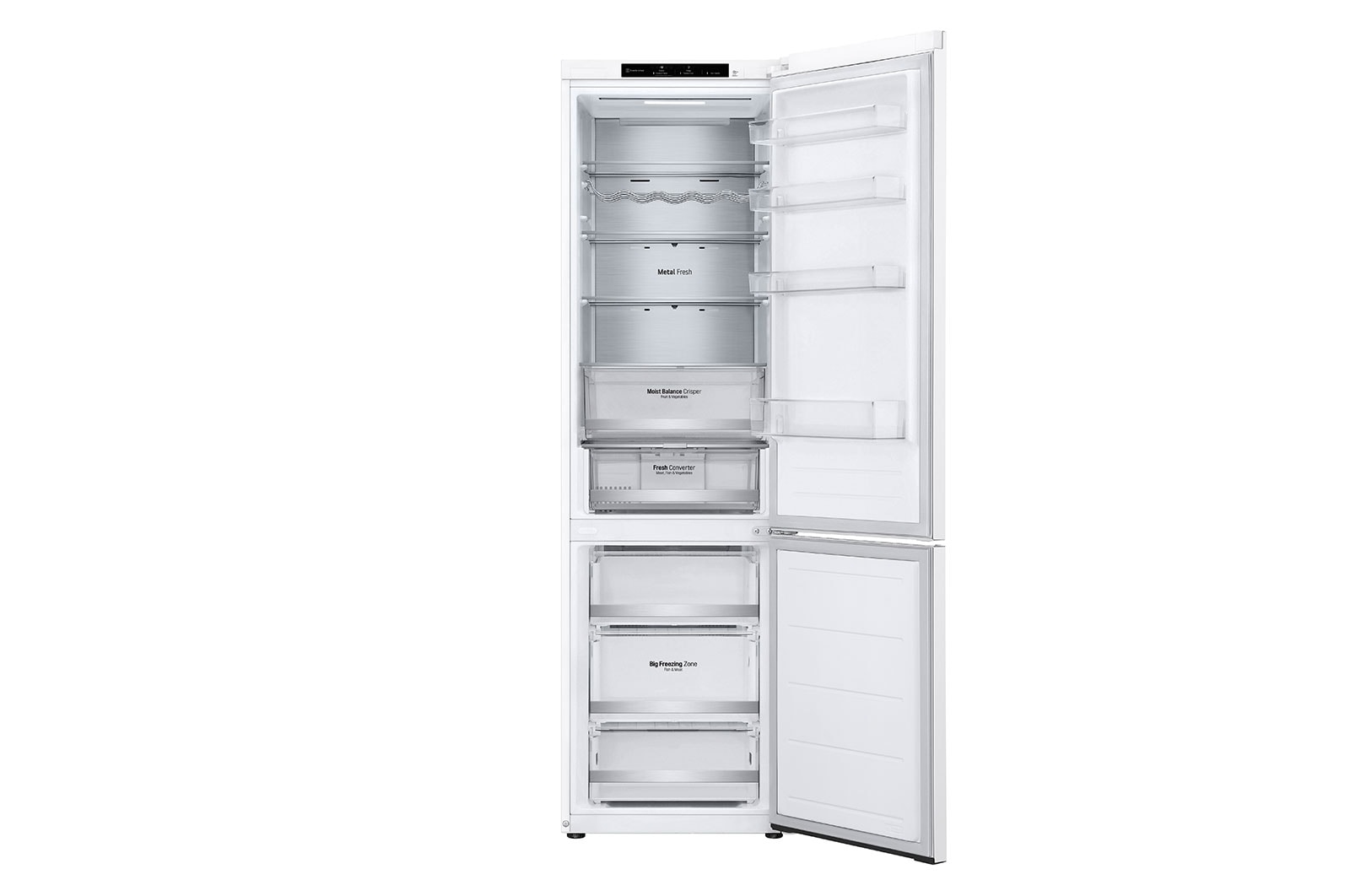 LG 2.03M 387L Kombinerad kyl/frys(White) - Energiklass D, GBV5240DSW