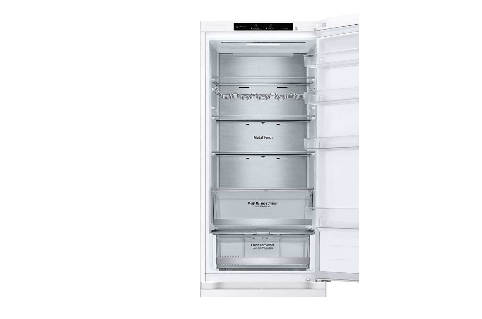 LG 2.03M 387L Kombinerad kyl/frys(White) - Energiklass D, GBV5240DSW