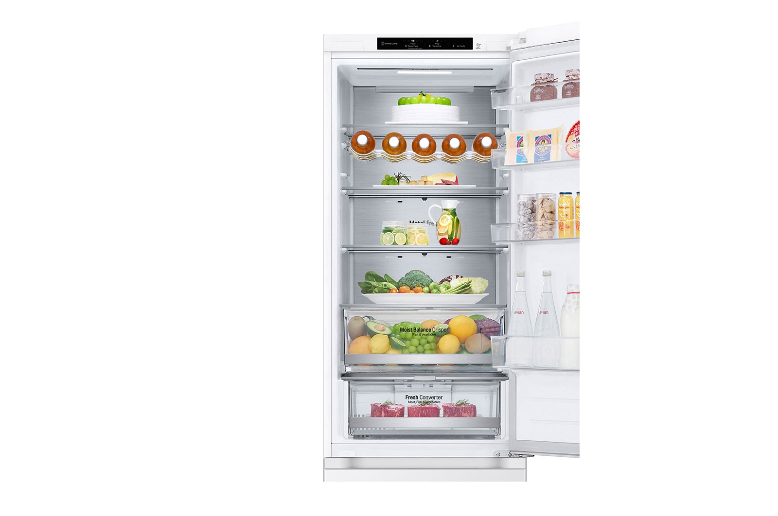 LG 2.03M 387L Kombinerad kyl/frys(White) - Energiklass D, GBV5240DSW