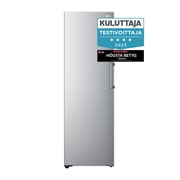 LG Fristående kyl (386L) och frys (324L)-paket (Shiny Steel), Energiklass E, GF41GL51PZ